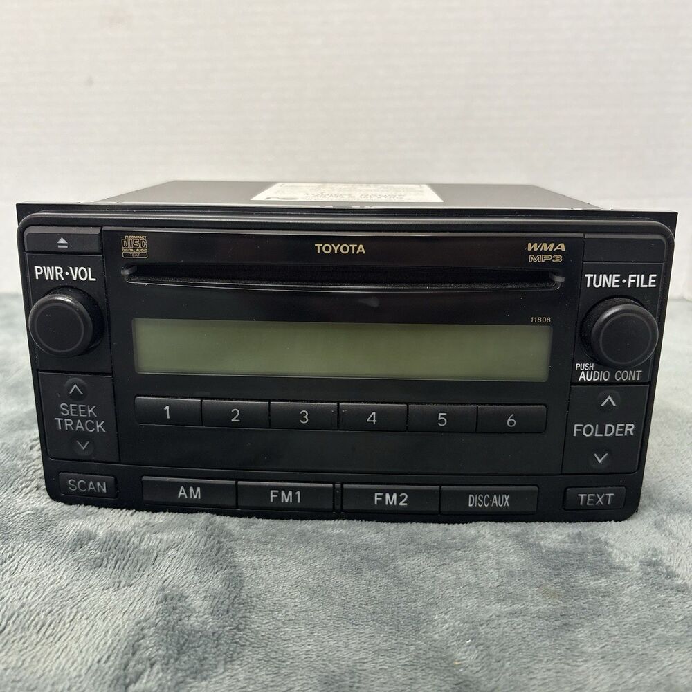 2008 Toyota 4Runner AM FM Radio\CD Player WMA\MP3 Compatible - Model 86120-35410